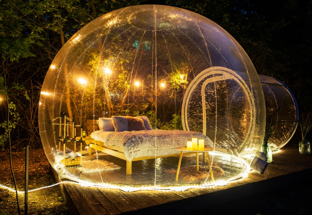 bubble crystal tent
